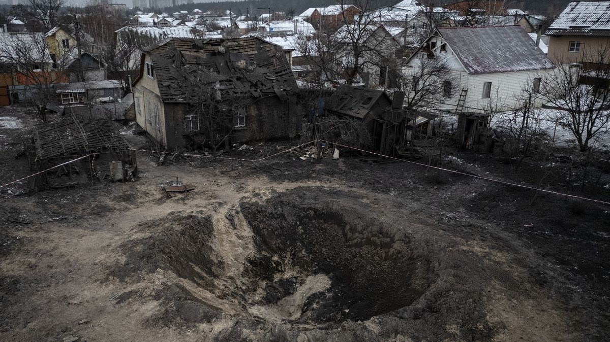 Kyjev po sestřelení ruských raket hlásí více než 50 zraněných